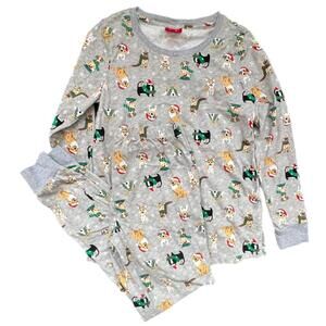 Family Pj's by Macy's Women's Holiday Dogs and Cats Pajamas Size XS